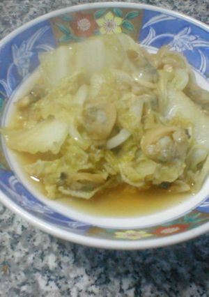 アサリと白菜のあっさり旨煮。-レシピのメイン写真