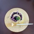 ヘルシーロールケーキ冷凍ブルーベリー