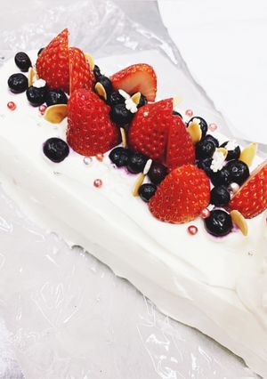 黄金天ぷら粉のロールケーキ-レシピのメイン写真