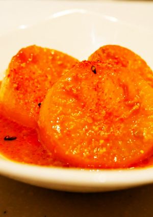 ピリ辛みそ味のふろふき大根-レシピのメイン写真