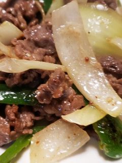 牛肉と野菜のマスタード入りマヨネーズ炒め-レシピのメイン写真