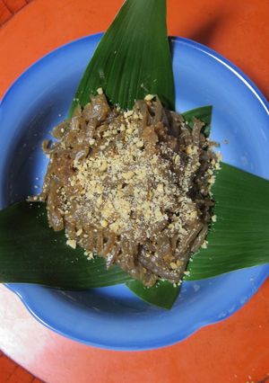 まったりピーナッツ衣のコンニャクの炒り煮-レシピのメイン写真