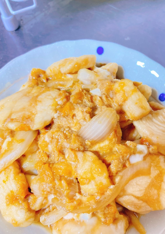 鶏胸肉のすき焼き風卵とじ-レシピのメイン写真