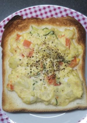 簡単！ポテサラトースト-レシピのメイン写真