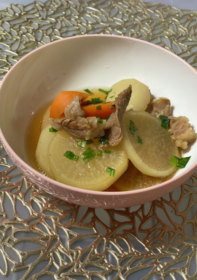 簡単　手間なし　牛すじ大根　美味しいよ-レシピのメイン写真