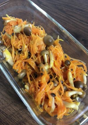 にんじんとしめじのバター醤油炒め-レシピのメイン写真