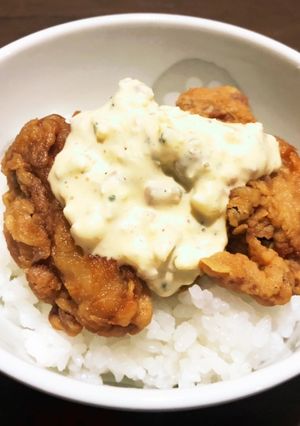 タルタルソースの【唐揚げ丼】-レシピのメイン写真