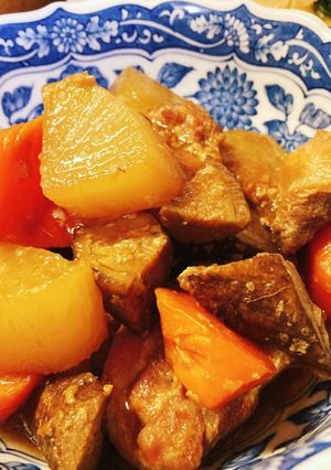 時短かんたん鶏ごぼう大根の煮物-レシピのメイン写真
