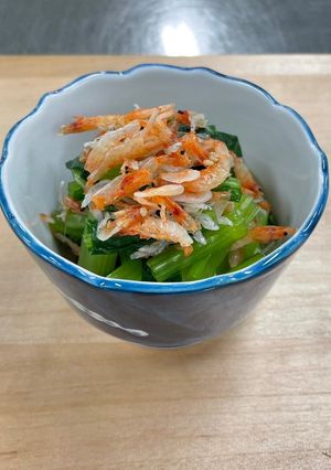 レンジで作る　簡単小松菜の煮浸し-レシピのメイン写真