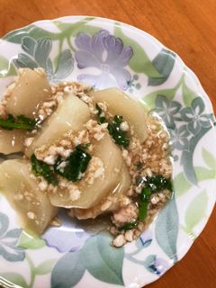 かぶのそぼろあんかけ煮。-レシピのメイン写真