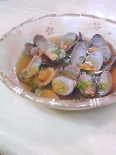 あさりの酒蒸し-レシピのメイン写真