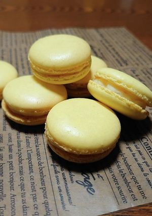 ゆずチーズクリームのマカロン-レシピのメイン写真
