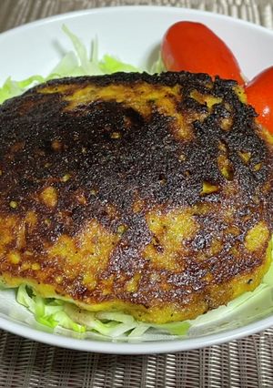 肉なし!野菜でハンバーグ-レシピのメイン写真