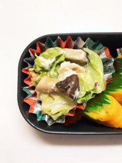 チーズがとろっ!キャベツとエリンギ炒め-レシピのメイン写真