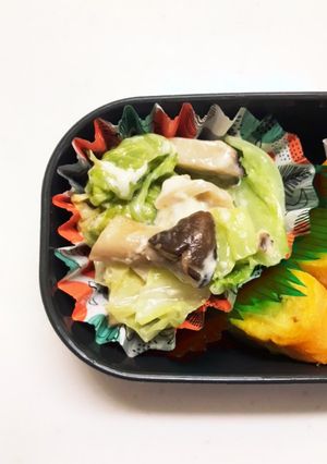 チーズがとろっ!キャベツとエリンギ炒め-レシピのメイン写真