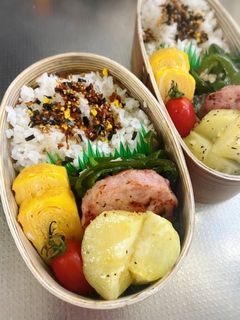 明宝ハムステーキ弁当-レシピのメイン写真