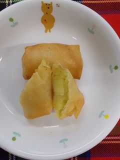 さつま芋とりんごの春巻-レシピのメイン写真