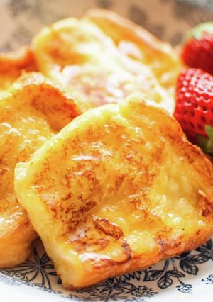 漬けこみ不要！簡単食パンフレンチトースト-レシピのメイン写真
