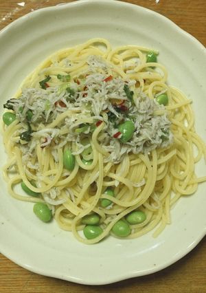 しらすと枝豆のパスタ-レシピのメイン写真