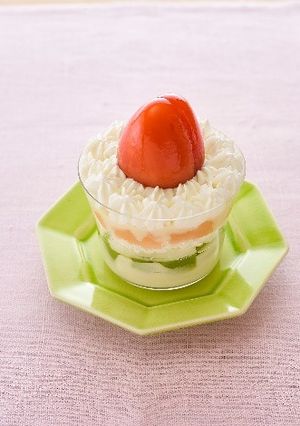 介護食　1人分のもっちりケーキ-レシピのメイン写真