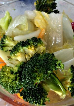 蒸し野菜の温サラダ-レシピのメイン写真