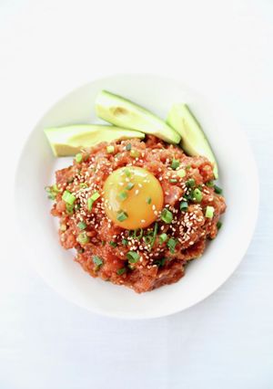 ご飯に乗せても【ねぎとろユッケ】-レシピのメイン写真