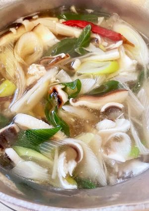 コストコの余ったチキンで参鶏湯風スープ-レシピのメイン写真
