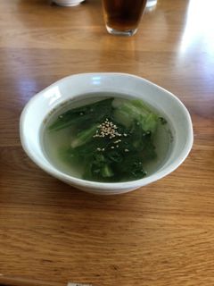 ハムとレタスのスープ-レシピのメイン写真