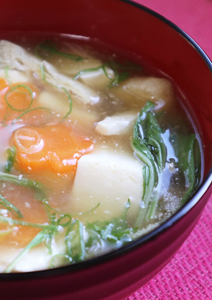 豆腐と揚げのあったか汁-レシピのメイン写真