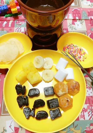 こんにゃくチョコフォンデュ-レシピのメイン写真