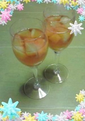 あっさり美味しい♪ 果物ワインゼリー-レシピのメイン写真