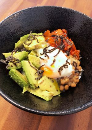 ♡免疫爆上げ♡温玉アボキム納豆丼♡-レシピのメイン写真