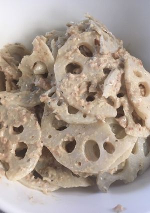 れんこんとアンチョビの味噌マヨサラダ-レシピのメイン写真