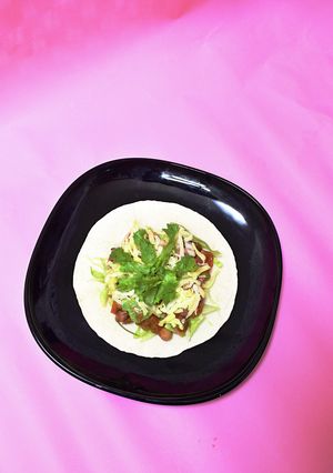 パクチー好きのためのじゃんけんタコス-レシピのメイン写真