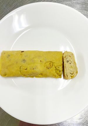 バナナ入り卵焼き-レシピのメイン写真