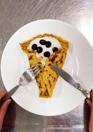 材料2つで出来るバナナクレープ-レシピのメイン写真