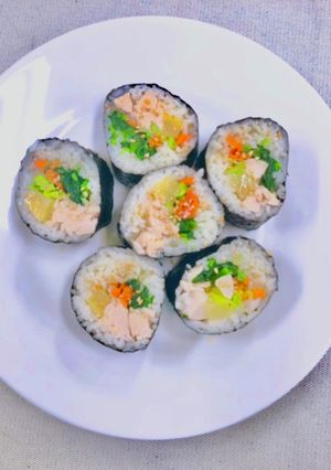 簡単キンパ サラダチキン編-レシピのメイン写真