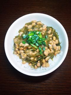 簡単☆めかぶ納豆丼-レシピのメイン写真
