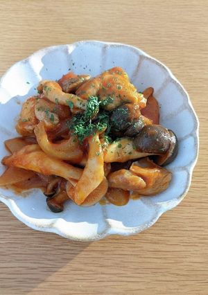 一人暮らしʕ·ᴥ·ʔチキンのトマト煮-レシピのメイン写真