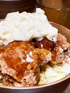 から揚げでチキン南蛮丼-レシピのメイン写真