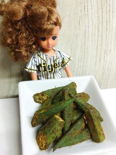 リカちゃん♡オクラのスパイス炒め-レシピのメイン写真