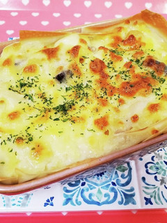 余った焼売の皮*マカロニグラタン-レシピのメイン写真