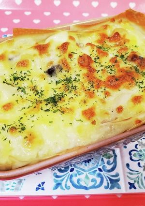 余った焼売の皮＊マカロニグラタン-レシピのメイン写真