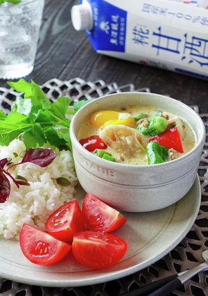 糀甘酒の和風グリーンカレースープ-レシピのメイン写真