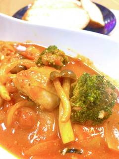 簡単・時短!面倒な時にはこれ鶏のトマト煮-レシピのメイン写真