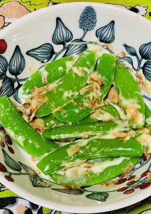 スナップえんどうのマヨ鰹和え-レシピのメイン写真