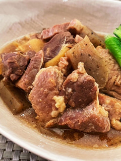 圧力鍋で♡豚肉のこってり味噌煮-レシピのメイン写真