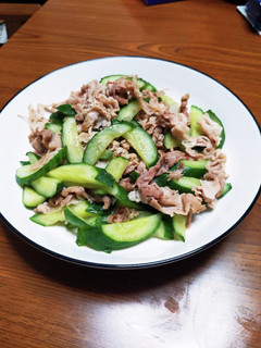 きゅうりと豚肉の炒めもの-レシピのメイン写真
