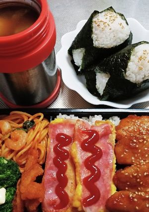 高校生息子＆旦那弁当（12/16）-レシピのメイン写真