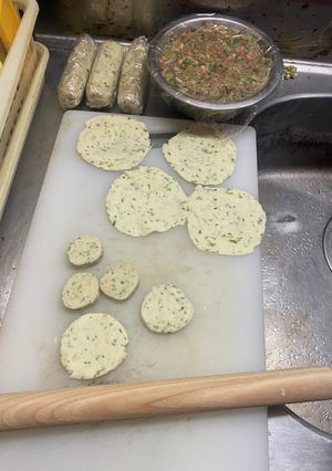 手作りパクチー入り　焼き餃子の皮-レシピのメイン写真